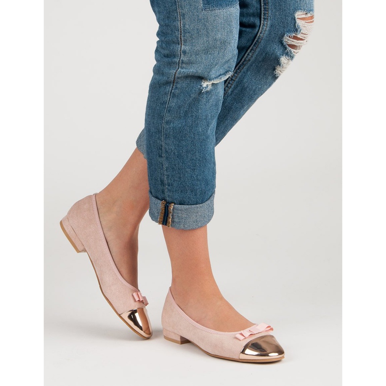 Comer Růžové balerínky žlutá růžový 2