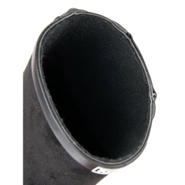 Kylie Semišové galoše s ozdobným zipem černý 1