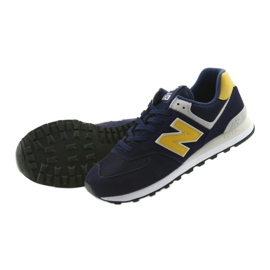 New Balance ML574SMB PIGMENT S MOSAZEM žluť námořnická modř 4