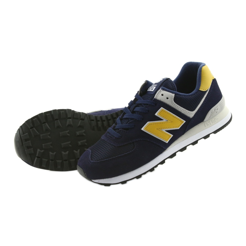 New Balance ML574SMB PIGMENT S MOSAZEM žluť námořnická modř 4