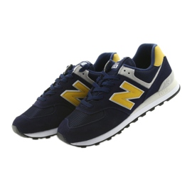 New Balance ML574SMB PIGMENT S MOSAZEM žluť námořnická modř 3