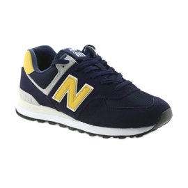 New Balance ML574SMB PIGMENT S MOSAZEM žluť námořnická modř 1