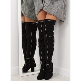 Černé boty na vysokém podpatku NC221 Black černá 1