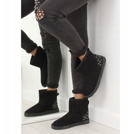 Černé dámské sněhové boty M297 Black černý 2