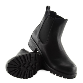 Černé boty Jodhpur 945-PA Black černý 1