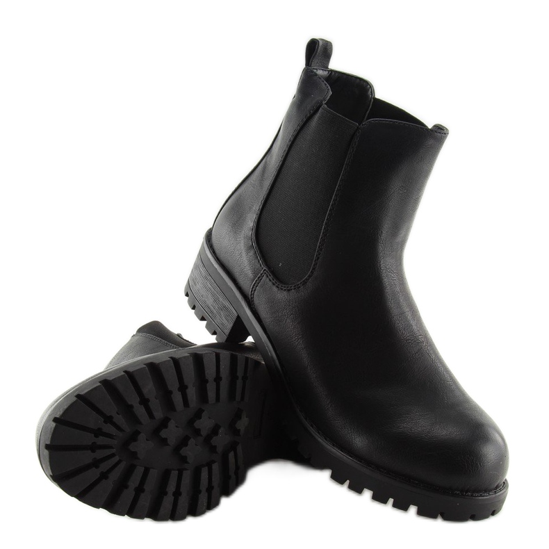 Černé boty Jodhpur 945-PA Black černý 1