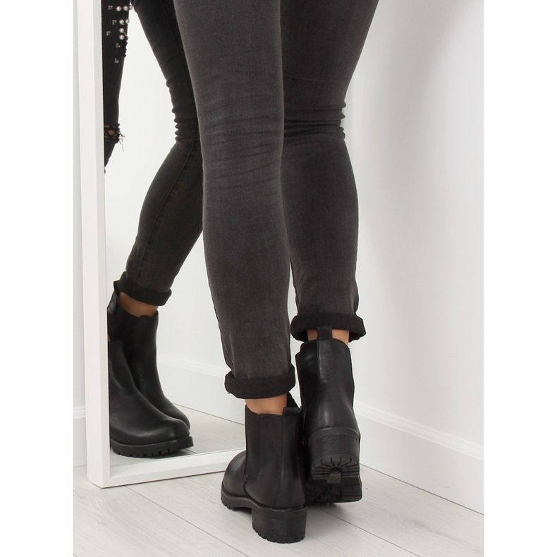 Černé boty Jodhpur 945-PA Black černá 2 Černé boty Jodhpur 945-PA Black černá 2