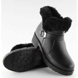 Černé Dámské černé kozačky SJ1820-1 černé černá 2 Černé Dámské černé kozačky SJ1820-1 černé černá 2