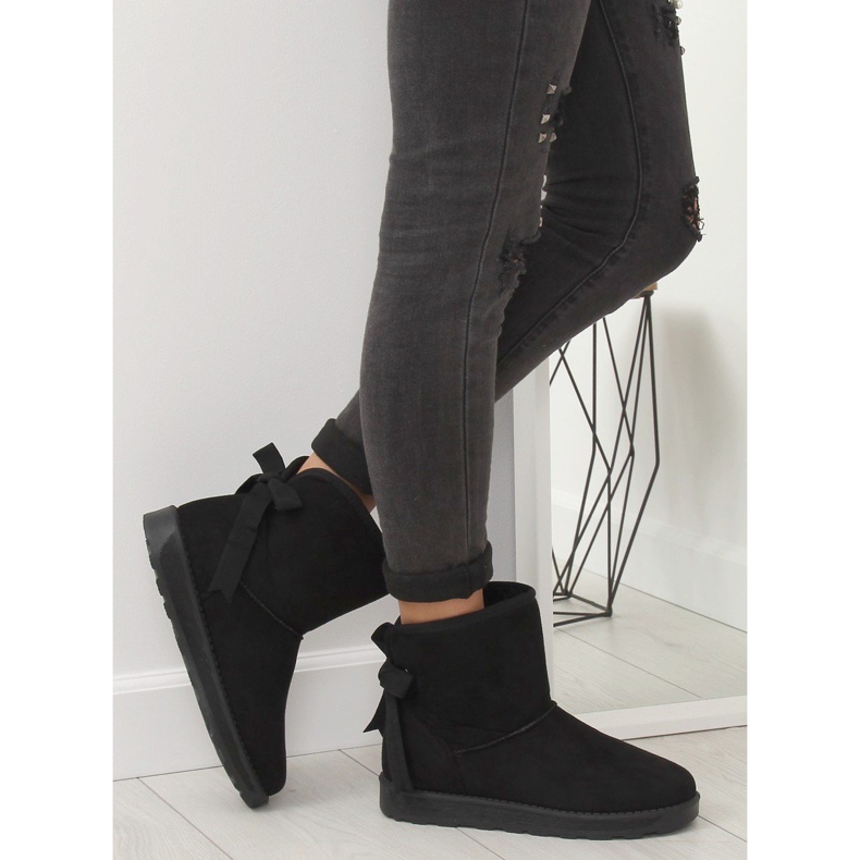 Emusy sněhové boty černé 6608 černé černá 1