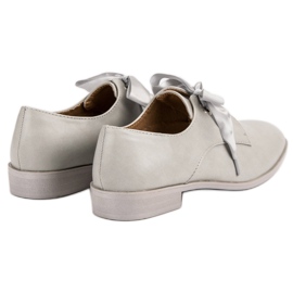 Tina&Co Vázané brogues šedá 1