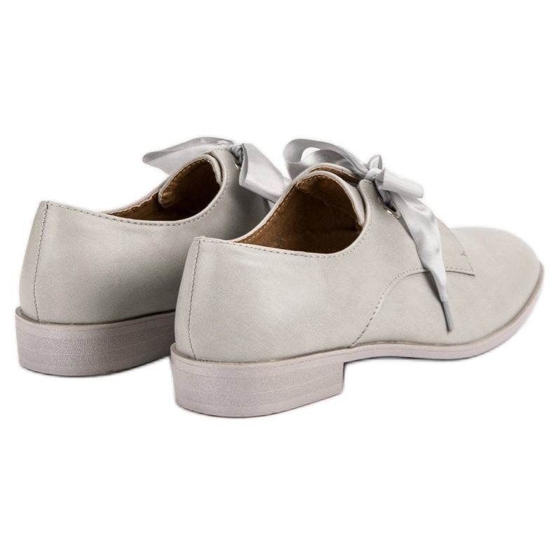 Tina&Co Vázané brogues šedá 1