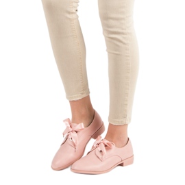 Tina&Co Vázané brogues růžový 2