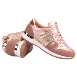 Módní sportovní obuv žlutá růžový 1 Módní sportovní obuv žlutá růžový 1