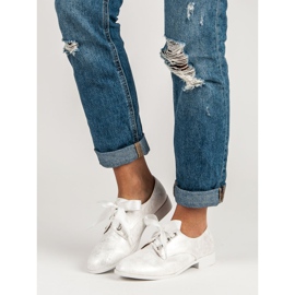 Juliet Vázané brogues bílý šedá 1 Juliet Vázané brogues bílý šedá 1