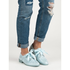 Juliet Vázané brogues modrý šedá 1