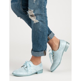 Juliet Vázané brogues modrý šedá 2