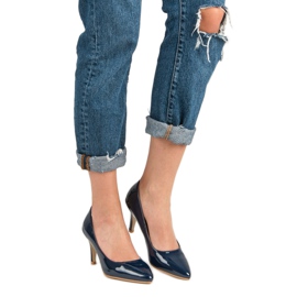 Tmavě modré lodičky VINCEZA námořnická modř 2