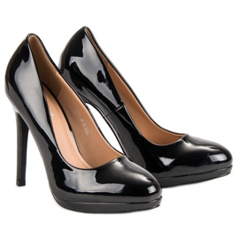 Seastar Sexy lakované vysoké podpatky černý 1