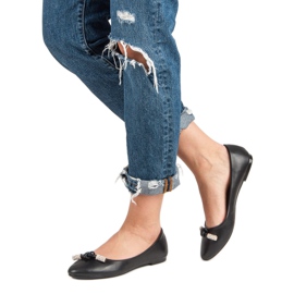 Černé balerínky černý 2