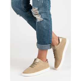 Pohodlná sportovní obuv žlutá 2