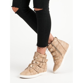 Mazzoni Pohodlné tenisky hnědý 1