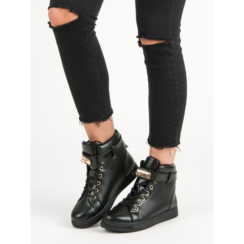 Černé tenisky černý 1