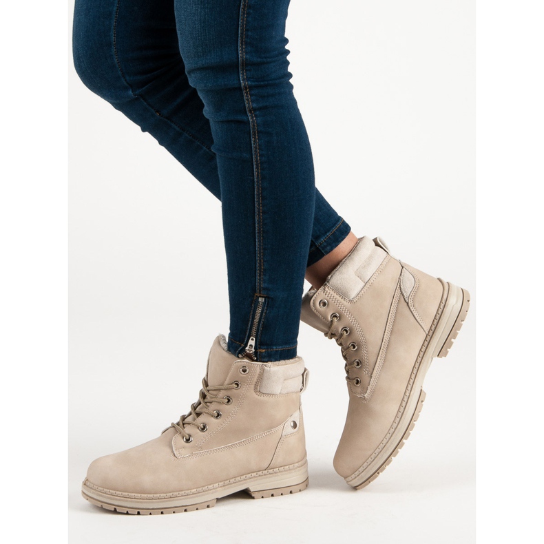 Juliet Teplé turistické boty hnědý 2