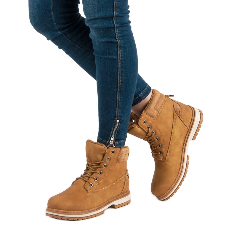 Juliet Teplé turistické boty hnědý 2