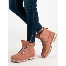 Juliet Teplé turistické boty růžový 2