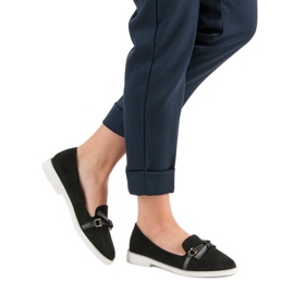 Emaks Semišové mokasíny černý 1