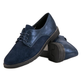 Bestelle Tmavě modré boty modrý 5