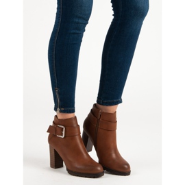 Super Mode Velbloudí boty na sloupku hnědý 1