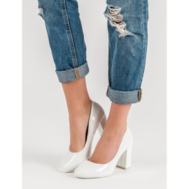 Seastar Bíle lakované lodičky bílý 1