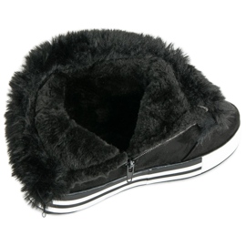 Ideal Shoes Izolované vysoké tenisky černý 1