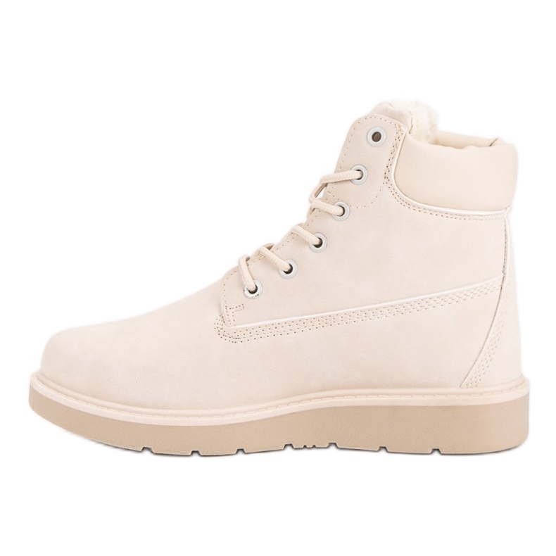 Trapery na platformě hnědý 1