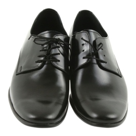 Klasické černé kožené boty TUR 231 černá 4