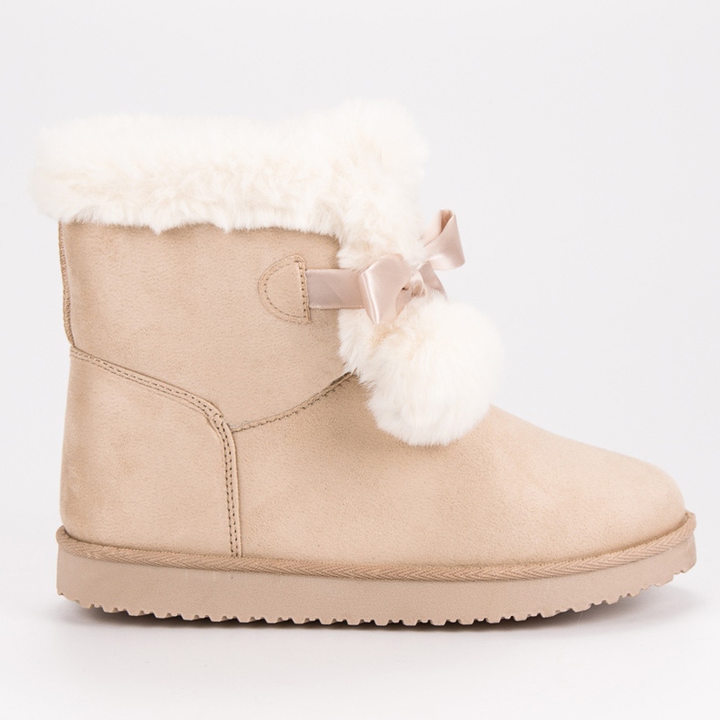 Módní béžová Mukluki béžový 2