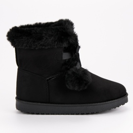 Módní černá Mukluki černý 2