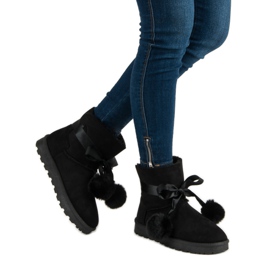 Černý Mukluki S Bambulkami 2