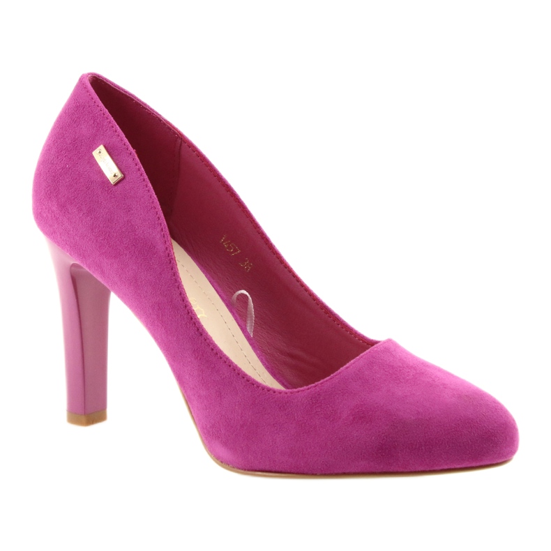 Sergio Leone Semišové boty 1457 růžový 1