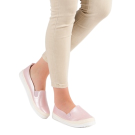 Pohodlné slipy růžový 1