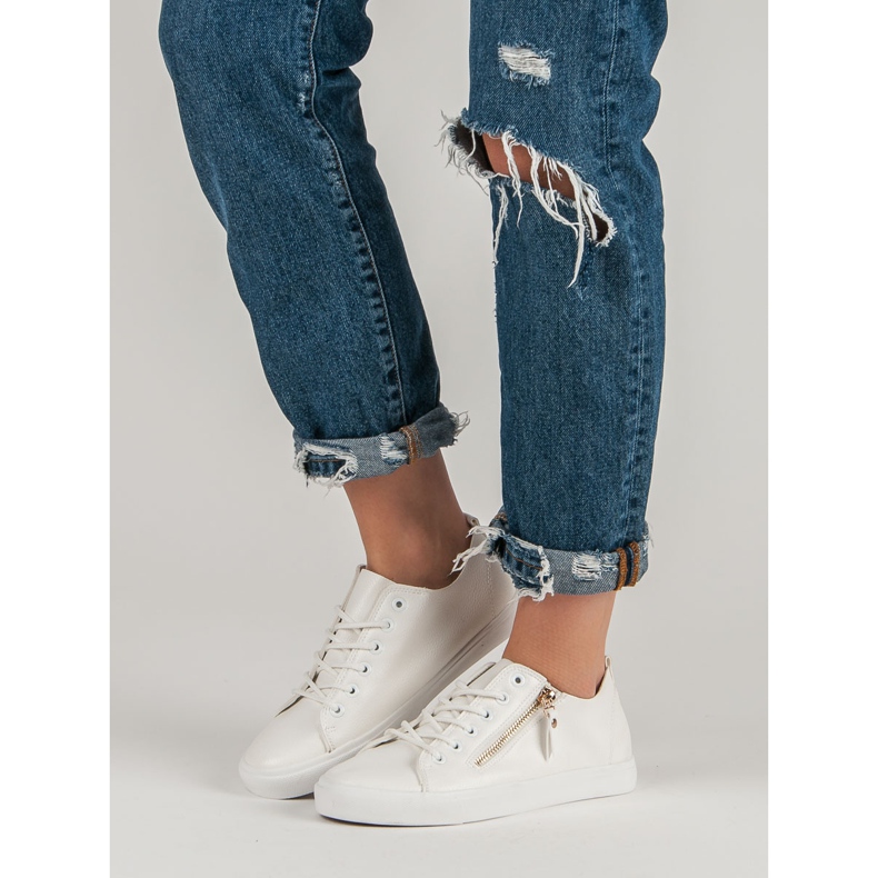 Svázané tenisky bílý 1