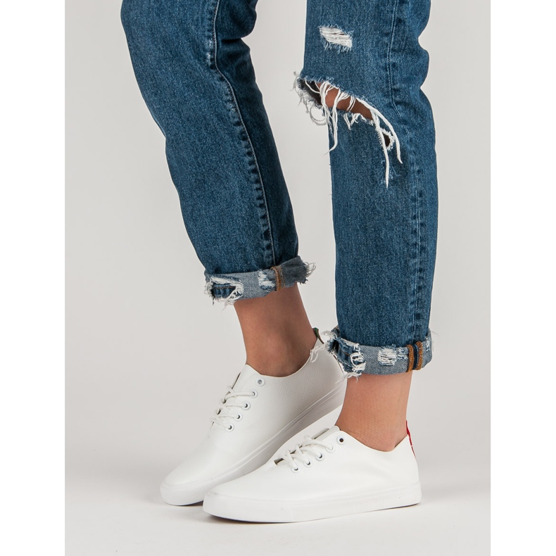 Svázané tenisky bílý 1