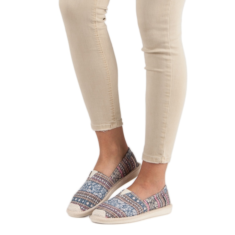 Small Swan Etnické espadrilky vícebarevný 1