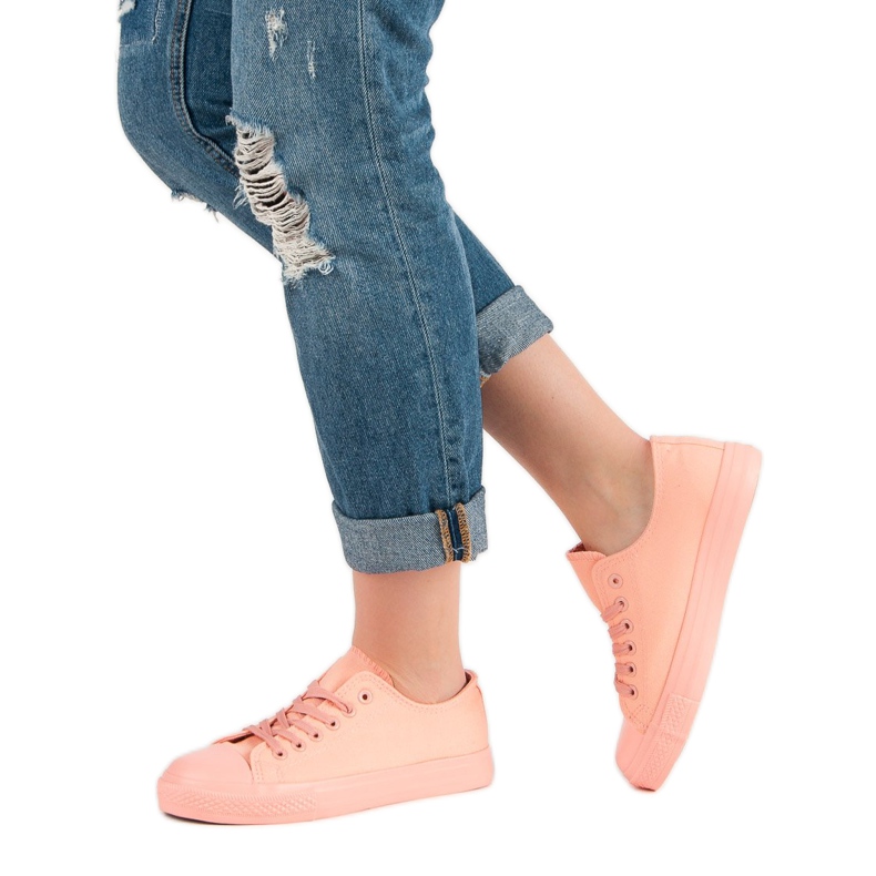 Sport Růžové tenisky růžový 2