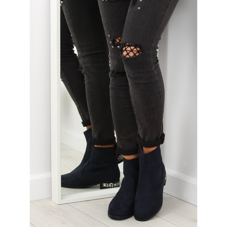 Tmavě modré boty pro ženy 168-176 modré námořnická modrá 1