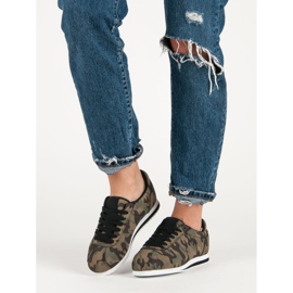 Moro tenisky hnědý zelená 1