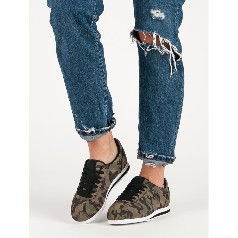 Moro tenisky hnědý zelená 1