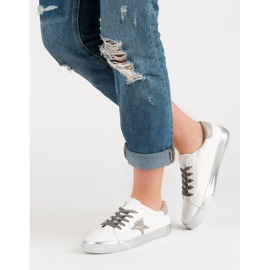 Stylové nízké tenisky bílý vícebarevný 1