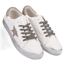 Stylové nízké tenisky bílý vícebarevný 2